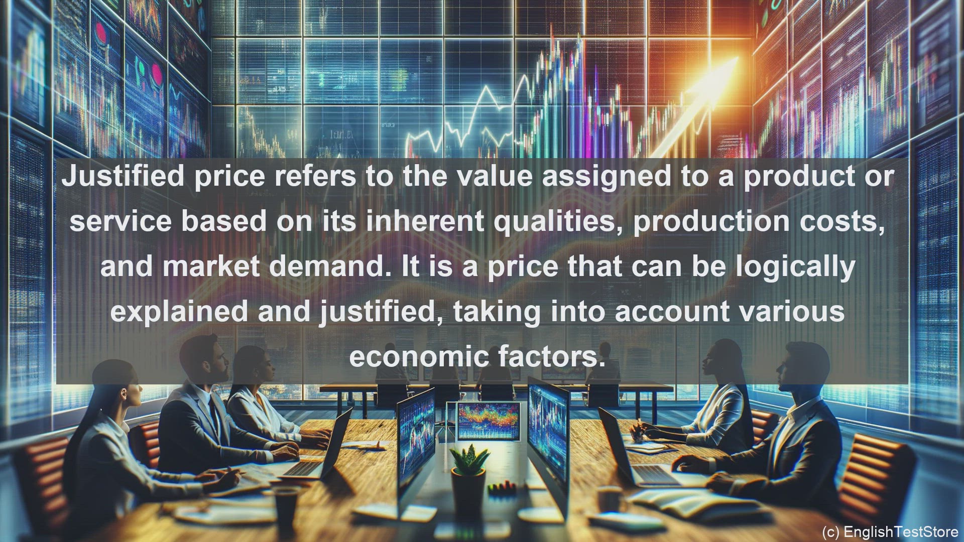 'Video thumbnail for Justified price in economics and finance'