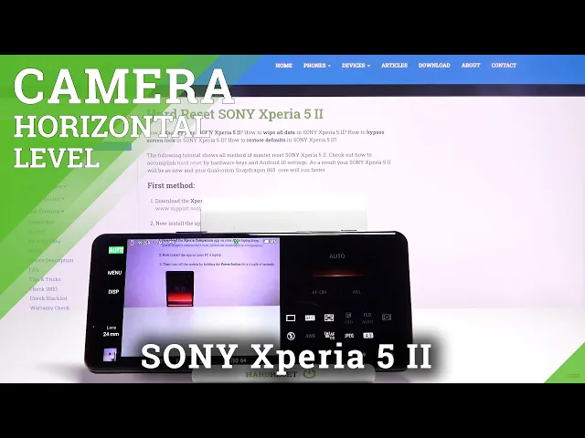 Video thumbnail for How to Manage Camera Leveler in SONY Xperia 5 II – Find Leveler Line