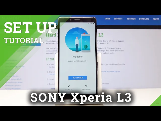 Video thumbnail for How to Configure SONY Xperia L3 - Activation / Set Up Process