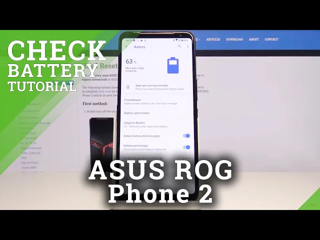 Video thumbnail for How to Activate Battery Percentage in ASUS ROG Phone 2 – Show Battery Level