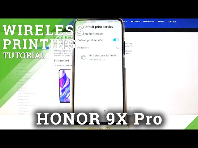 Video thumbnail for How to Connect Printer to Honor 9x Pro – Wireless Printing Option on HUAWEI Honor 9x Pro