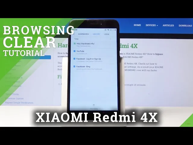 Video thumbnail for How to Erase Browsing History in XIAOMI Redmi 4X - Clear Browsing Data