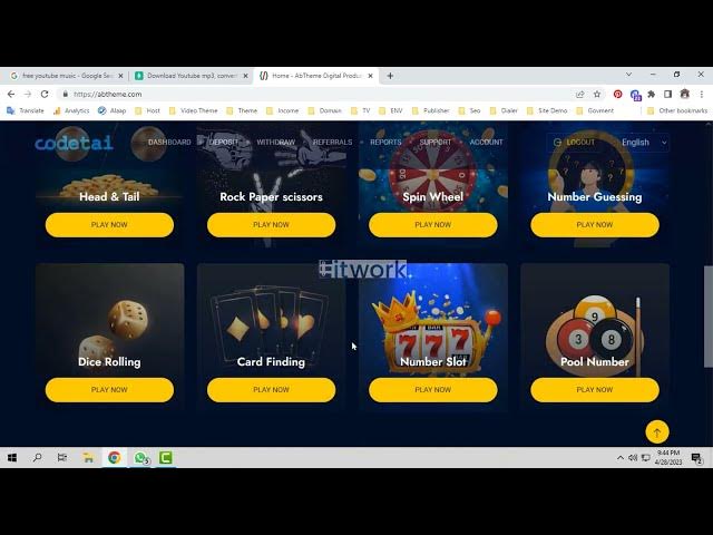 Video thumbnail for How to create Ultimate Casino Game website Php Script