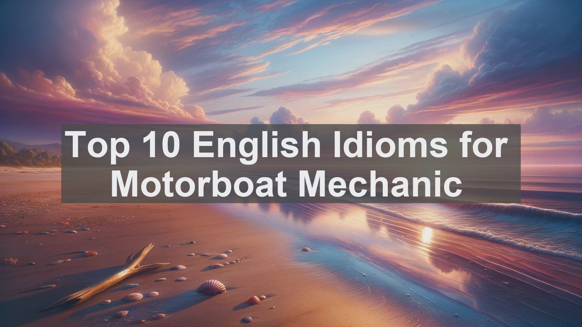 'Video thumbnail for Top 10 English Idioms for Motorboat Mechanic'