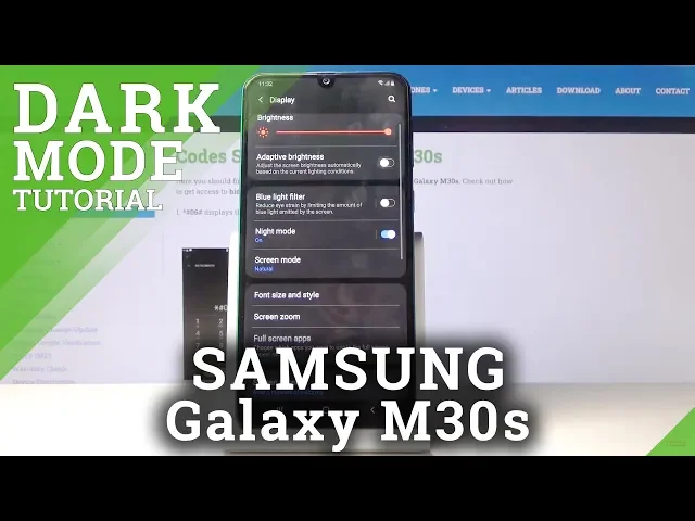 Video thumbnail for How to Activate Night Mode in Samsung Galaxy M30s – Reduce Brightness