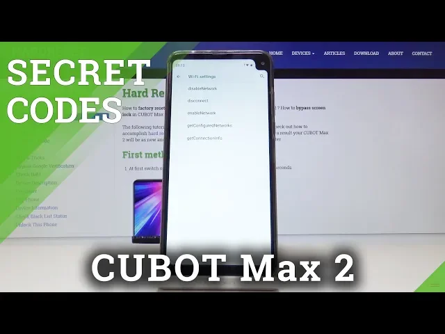 Video thumbnail for Codes CUBOT Max 2 - Advanced Info / Hidden Mode