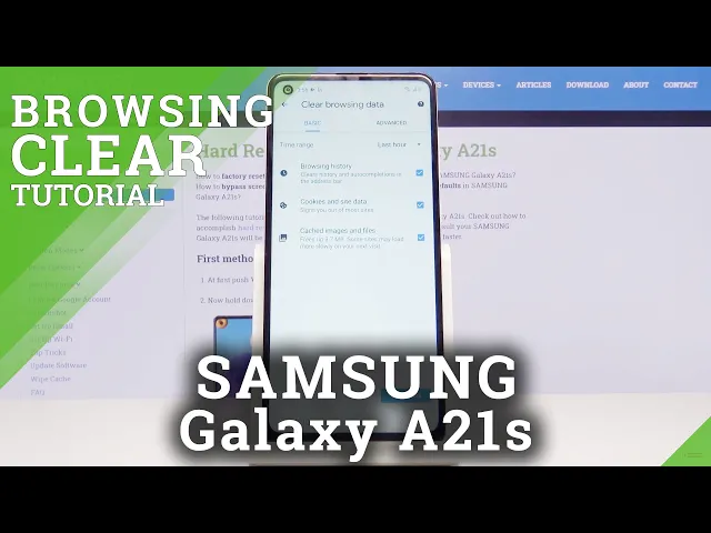 Video thumbnail for How to Delete Browser Data on SAMSUNG Galaxy A21s - Clear Browser