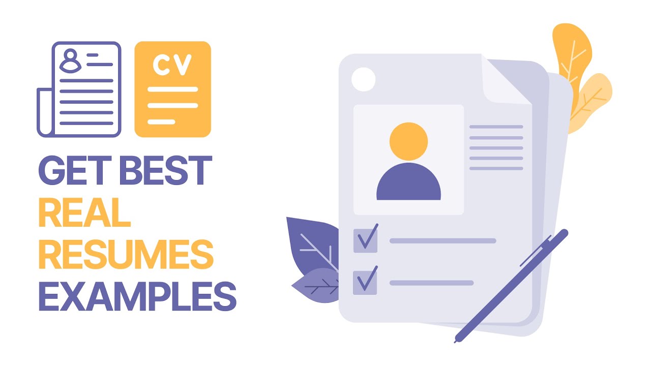 'Video thumbnail for Get Best Resumes Examples From Real Hired Persons Online For Free Top CVs Cover Letter Templates'