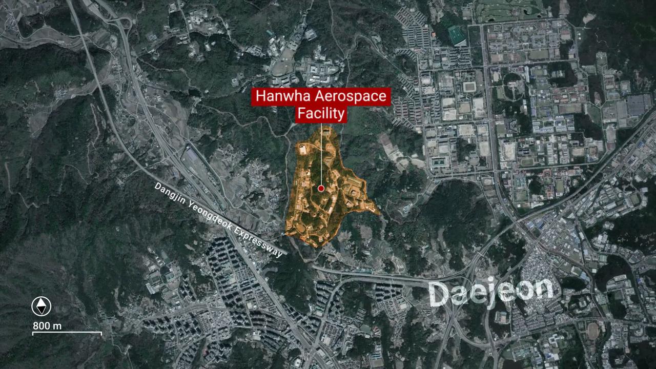 Video thumbnail for South Korea: MOTION GRAPHICS - 5 killed in explosion at South Korea's Hanwha Aerospace facility.