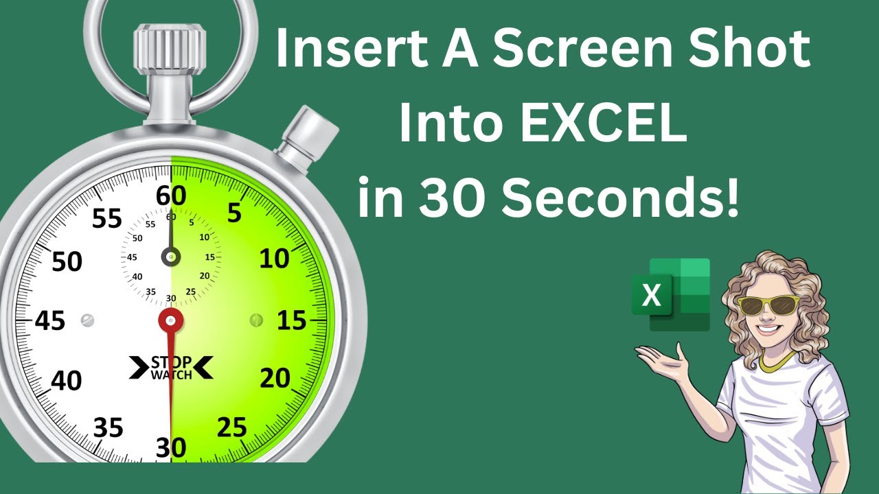 Video thumbnail for Excel Hacks: 30 Seconds To Insert Screen Shots!