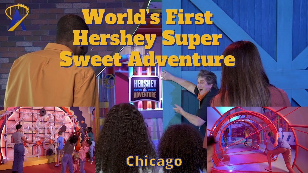 Video thumbnail for World's First Hershey Super Sweet Adventure Opens in Chicago
