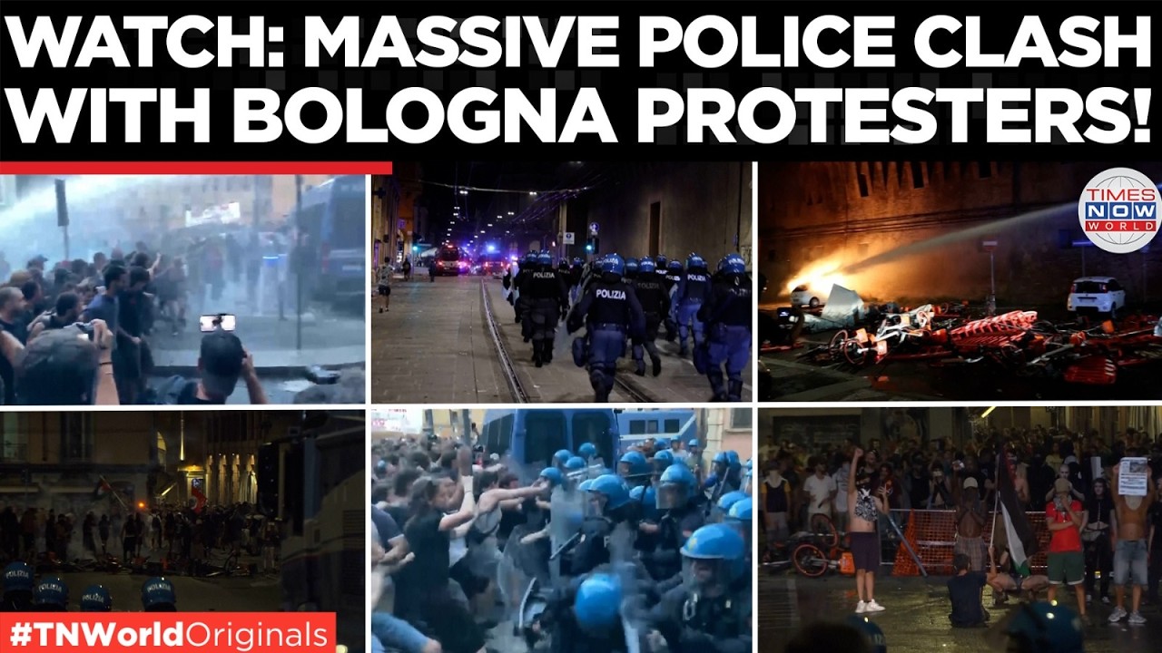 Video thumbnail for ITALY PROTEST ERUPTS: Fatal Police Restraint Sparks Outrage, Protests Explode Across Bologna & Rome