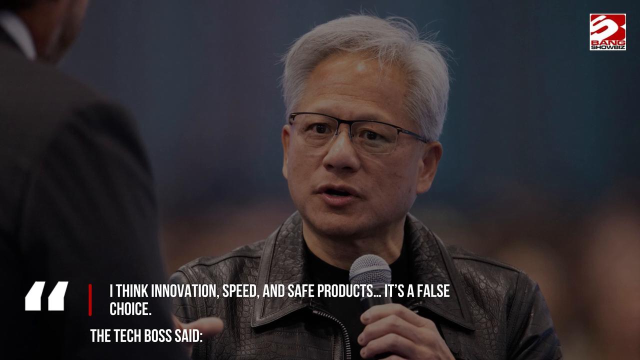 Video thumbnail for Nvidia CEO rejects calls for new AI regulation