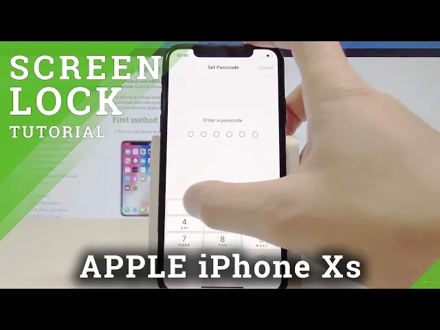 Video thumbnail for How to Add Passcode in iPhone Xs - Set Up Screen Lock in iOS