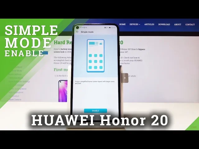 Video thumbnail for How to Use Minimalistic Look in HUAWEI Honor 20 - Simple Mode