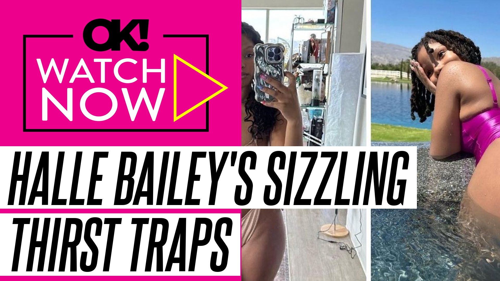 Video thumbnail for Gracefully Curvy! Halle Bailey's Most Sizzling Thirst Trap Pictures