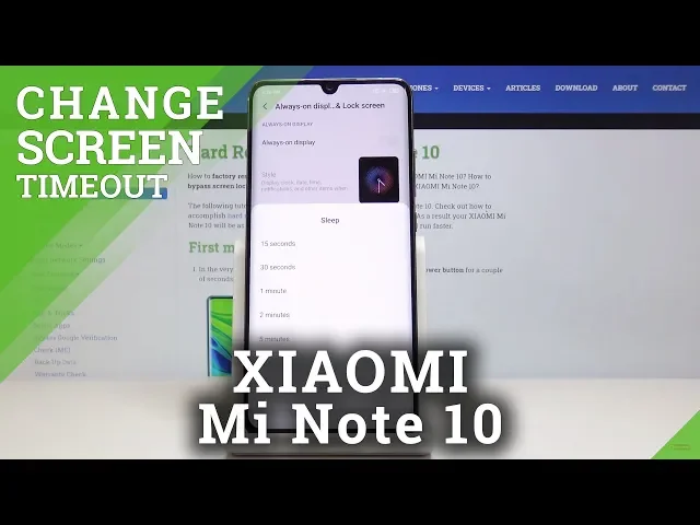Video thumbnail for How to Set Screen Timeout in XIAOMI Mi Note 10 – Screen Sleep Time