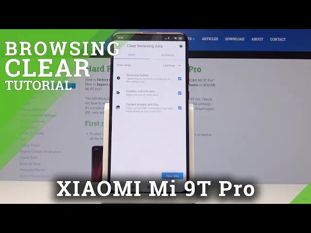 Video thumbnail for How to Clear Browsing Data in XIAOMI Mi 9T Pro - Delete History & Cookies