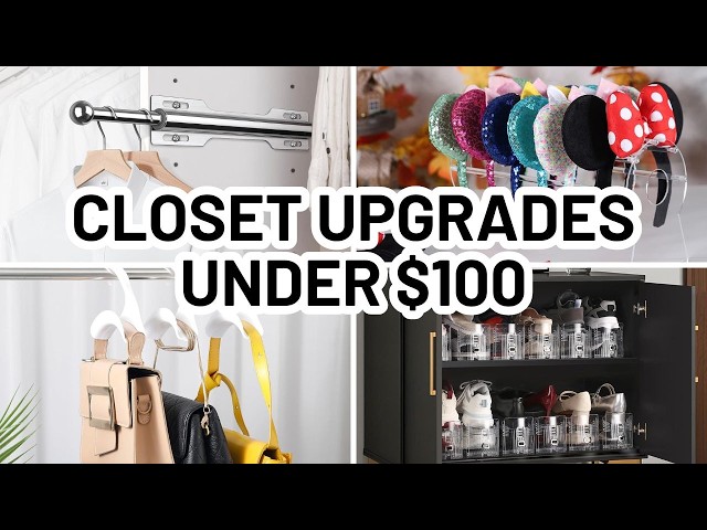 Video thumbnail for FANCY CLOSET UPGRADES UNDER $100