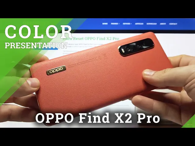 Video thumbnail for Oppo Find X2 Pro - ORANGE | Color Presentation