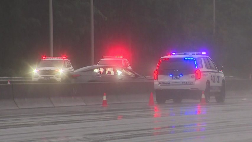 Video thumbnail for Two men arrested following LIE crash, one person suffers serious injuries