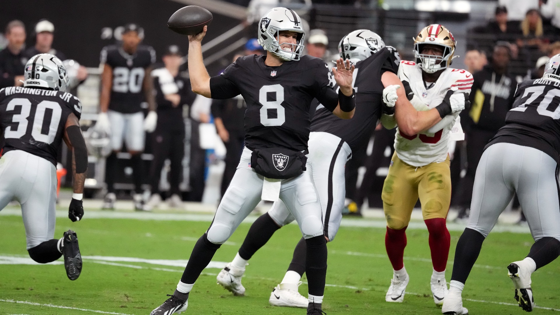 Video thumbnail for Raiders Pick Kirk Cousins as Starter, Plan for Mendoza