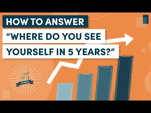 'Video thumbnail for How to Answer “Where Do You See Yourself in 5 Years?”'