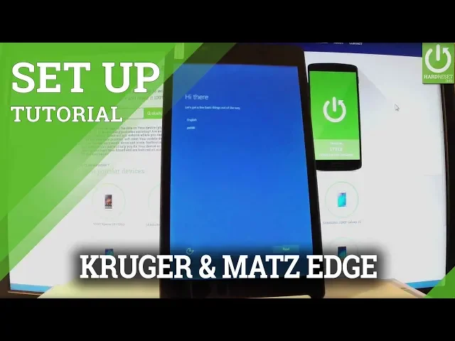 Video thumbnail for Set Up KRUGER & MATZ EDGE 802 - Windows Activation