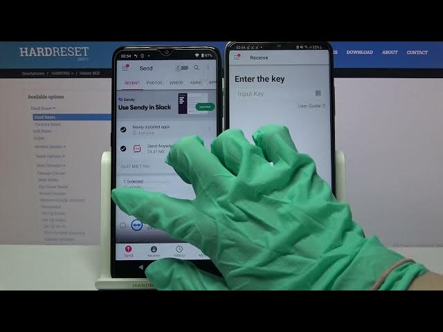 Video thumbnail for How to Transfer Files From Android Device to Samsung Galaxy M22 – Use Send Anywhere App
