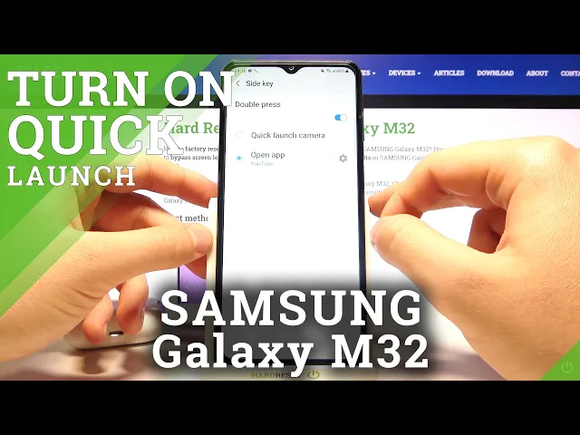 Video thumbnail for How to Disable Quick Launch on SAMSUNG Galaxy M32 – Disable Double Press