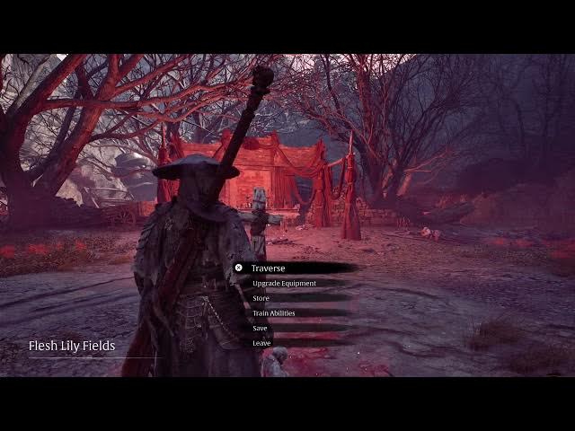 Video thumbnail for Phantom Blade Zero - Chapter 1: Flesh Lily Fields: Upgrade Scarlet Wraithblade +3 Sha-Chi Combo