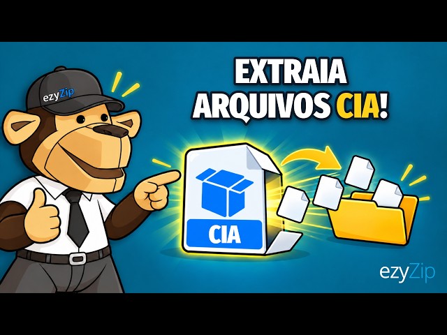 Video thumbnail for Como extrair arquivos CIA online grátis | Sem necessidade de instalar programas