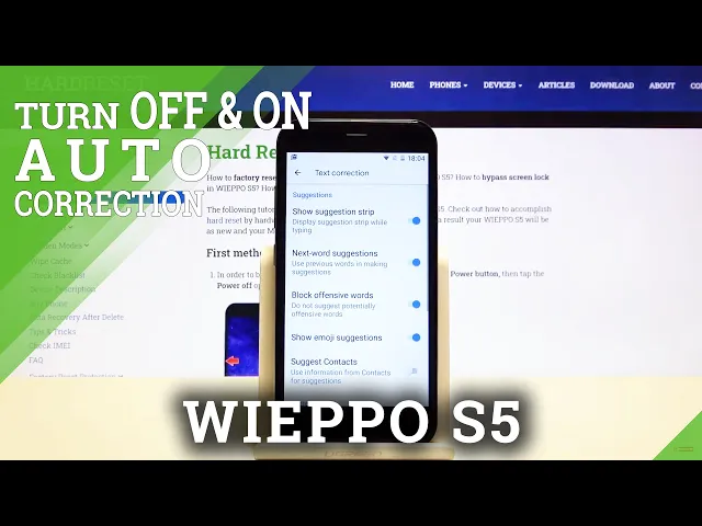 Video thumbnail for How to Auto Correct Spelling on WIEPPO S5 – Text Correction On / Off