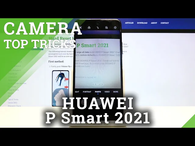 Video thumbnail for Camera Top Tricks for HUAWEI P Smart 2021 – Best Camera Features