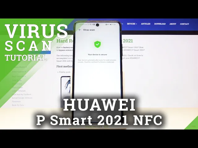 Video thumbnail for How to Virus Scan HUAWEI P Smart 2021 NFC – Security Scanning