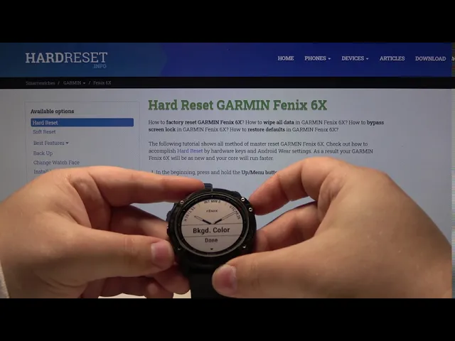 Video thumbnail for How to Change Watch Face in GARMIN Fenix 6X – Customize Screen Look