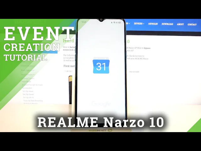 Video thumbnail for How to Add Event to Calendar on REALME Narzo 10 – Calendar Event