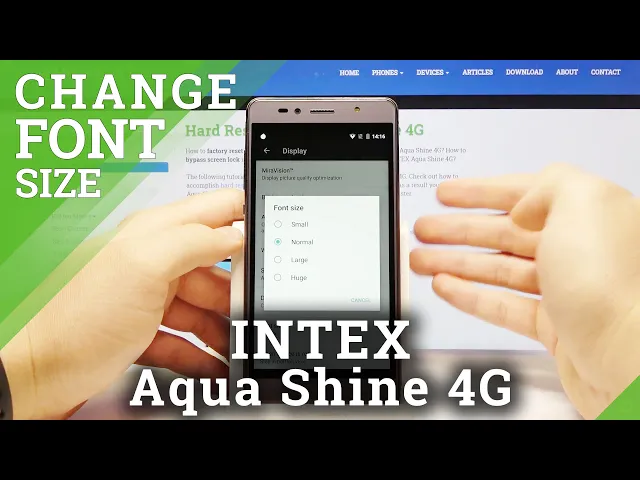 Video thumbnail for How to Adjust Font Size in INTEX Aqua Shine 4G – Make Font Bigger / Smaller