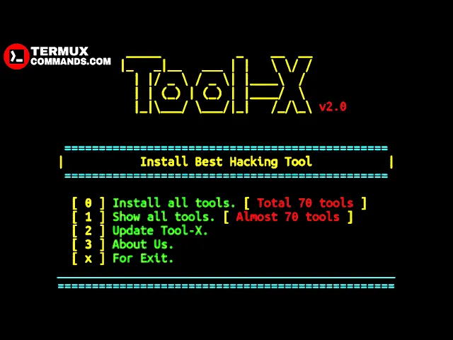 Video thumbnail for how to install tool x in termux