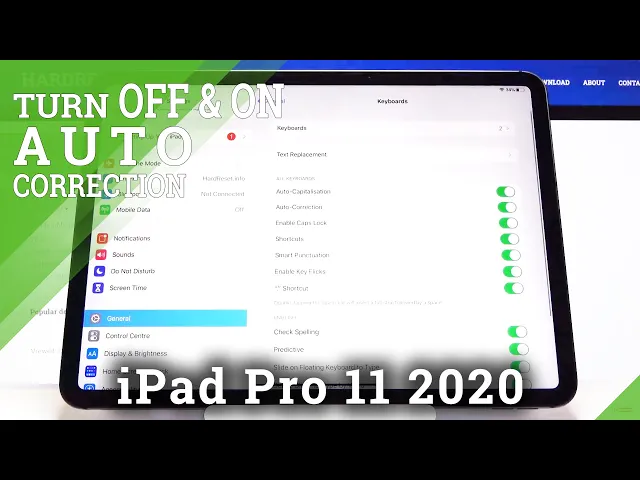 Video thumbnail for How to Manage Auto Correction Options in iPad Pro 11 2020