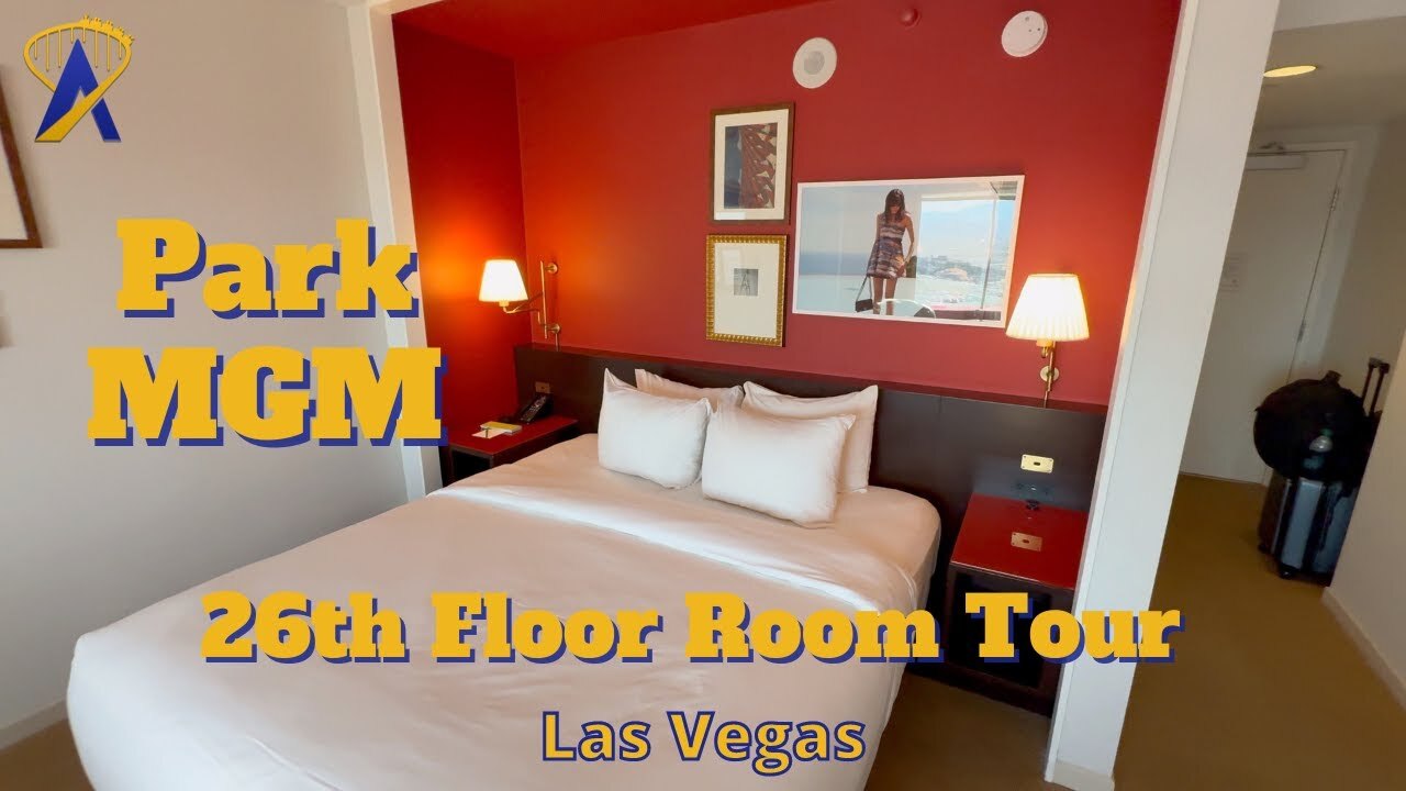 Video thumbnail for Las Vegas Park MGM Room Tour on 26th Floor