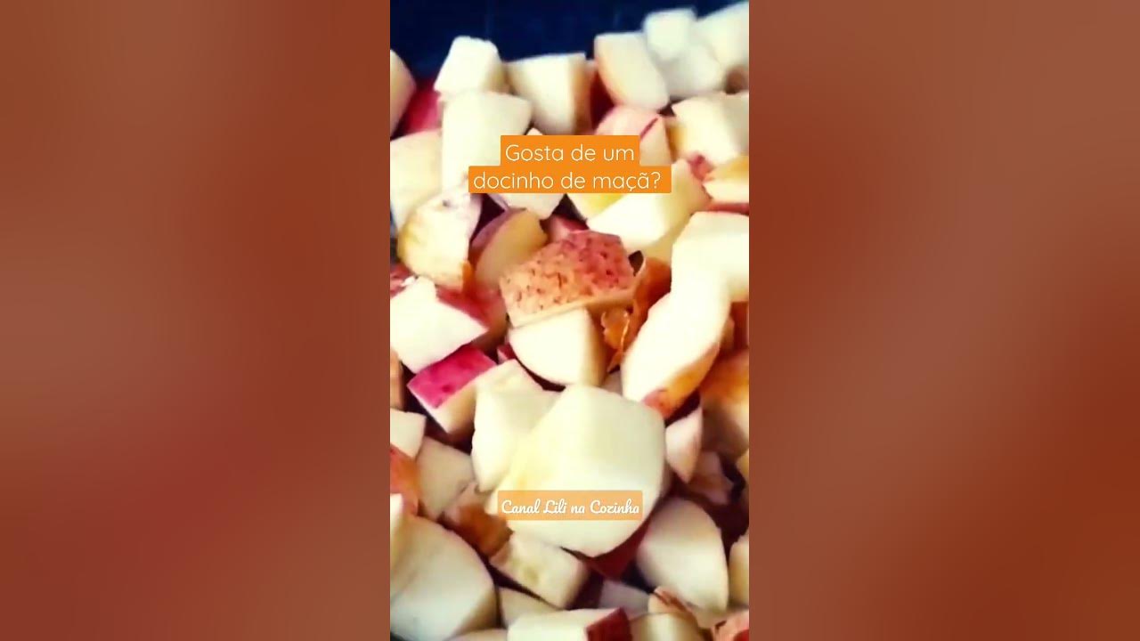 Video thumbnail for adoro essa #receitafacil de cubinhos de maçã caramelizados. Não esqueça da canela pra ficar melhor!