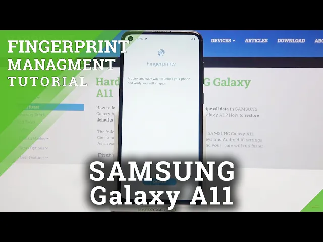 Video thumbnail for How to Add Fingerprint to SAMSUNG Galaxy A11 – Use Fingerprint to unlock device