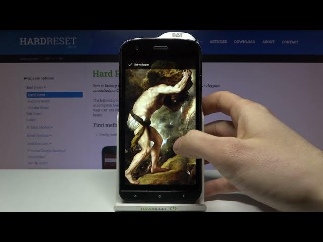 Video thumbnail for How to Change Wallpaper in CAT S61 – Update Desktop Look