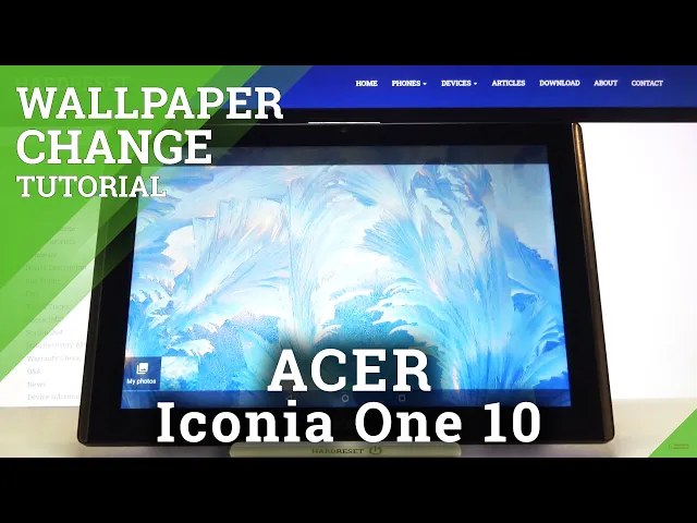 Video thumbnail for How to Change Lockscreen Wallpaper on ACER Iconia One 10 – Set Up Wallpaper