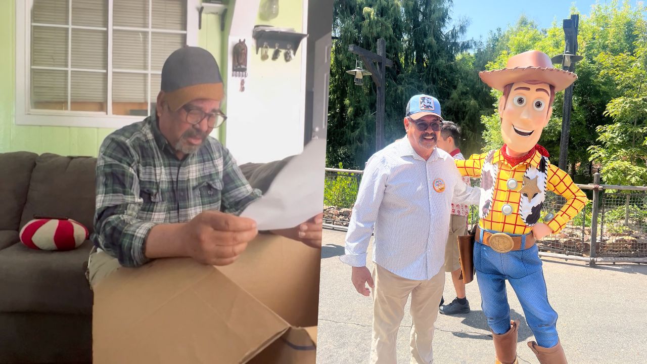 Video thumbnail for Grandpa Bursts Into Tears When He's Surprised With Dream Trip To Disneyland