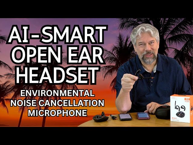 Video thumbnail for Hear Everything with the EKSA Telecom S30 AI-Powered Open Ear Headset