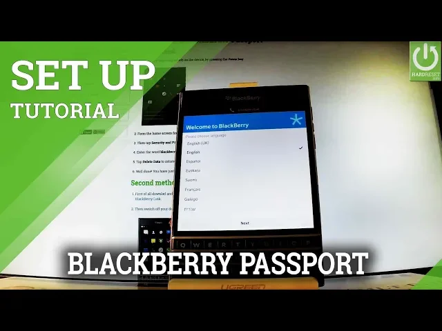 Video thumbnail for How to Set Up BLACKBERRY Passport - BLACKBERRY Activation Tutorial