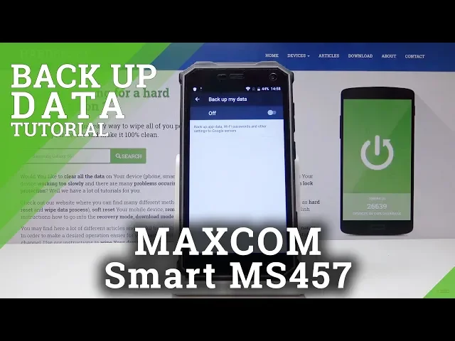 Video thumbnail for How to Activate Google Backup in MAXCOM Smart MS457 Strong - Save Data