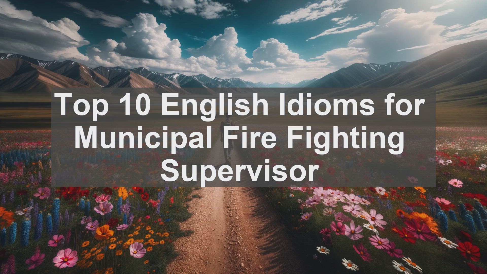 'Video thumbnail for Top 10 English Idioms for Municipal Fire Fighting Supervisor'